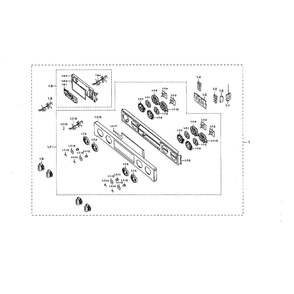 Part Location Diagram of DE96-01088A Samsung Main Wire Harness Display Assembly