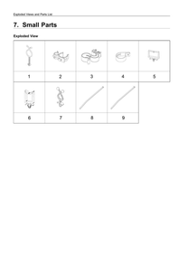 Small Parts Diagram and Parts List for WF45R6100AC US-01 Samsung Washer