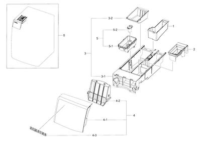Drawer Diagram and Parts List for WF395BTPAWR A2-0000 Samsung Washer