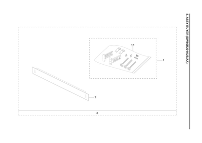 Buyer Assembly Diagram and Parts List for DW60R2014US AA-00 Samsung Dishwasher