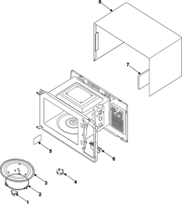 Part Location Diagram of DE70-00163C Samsung PANEL-OUTER;MR7491G,SECC