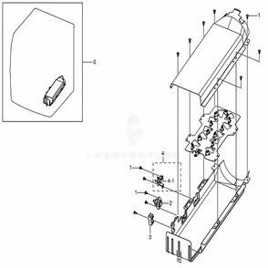 Assembly Duct Heater Diagram and Parts List for DV45K6500EV (A3)(0001) Samsung Dryer