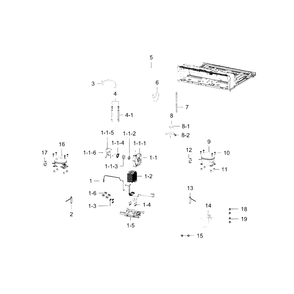 Cycle Diagram and Parts List for RF23J9011SR (AA)(0000) Samsung Refrigerator