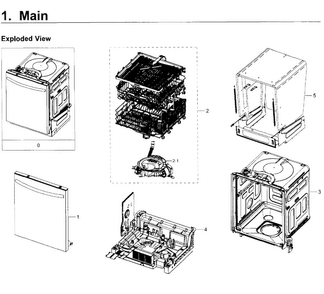 Part Location Diagram of DD82-01304A Samsung Base