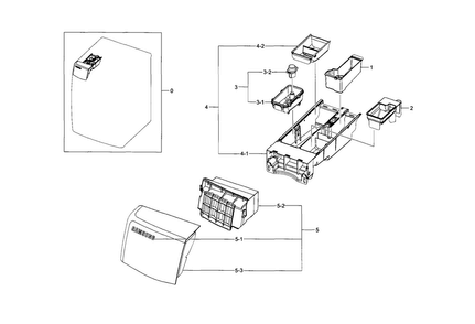 Part Location Diagram of DC64-02183B Samsung Decoration