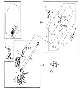 Heater Assy Diagram and Parts List for DV5451AGW XAA Samsung Dryer