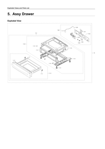 Part Location Diagram of DG94-00510G Samsung Assembly pedestal