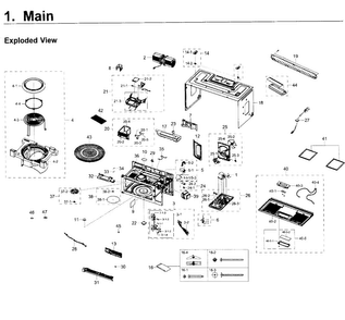 Part Location Diagram of DE63-30011A Samsung Air Filter
