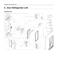 Part Location Diagram of DA82-03291D Samsung Packing Door Assembly