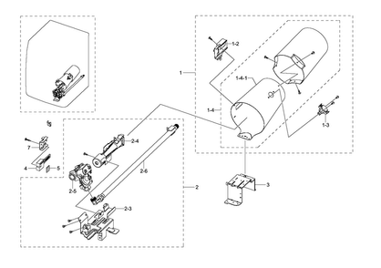 Duct & Burner Diagram and Parts List for DV511AGR XAA-0003 Samsung Dryer