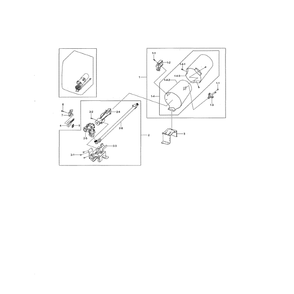 Duct And Burner Diagram and Parts List for DV476GTHAWR A1-0001 Samsung Dryer