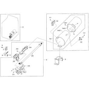 Heater Assembly Diagram and Parts List for DV50F9A7GVW A2-0000 Samsung Dryer