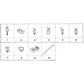 Cable Holders Diagram and Parts List for WF231ANW XAA-01 Samsung Washer