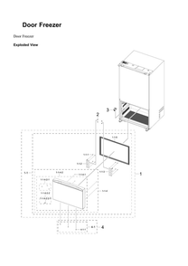 Part Location Diagram of DA97-22986A Samsung Assy lever handle