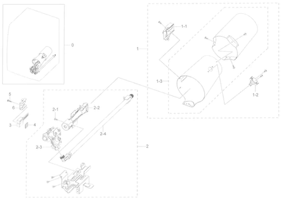 Duct & Burner Diagram and Parts List for DV45K6200GW A3-0000 Samsung Dryer