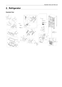 Refrigerator Parts Diagram and Parts List for RF24R7201SR AA-00 Samsung Refrigerator
