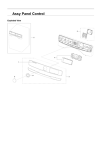 Part Location Diagram of DC97-21616D Samsung Control Panel Assembly