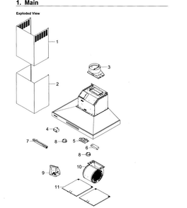 Part Location Diagram of DG81-02249A Samsung LED Light Assembly