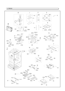 Part Location Diagram of DA97-14487D Samsung Water Filter Case Assembly