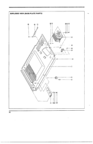 Complete Microwave Page 2 Diagram and Parts List for MW4530U XAA Samsung Microwave