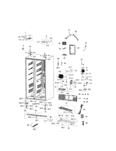 Part Location Diagram of DA61-04703B Samsung Caster (Rear)