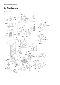 Part Location Diagram of DA96-01002B Samsung Evaporator Assembly