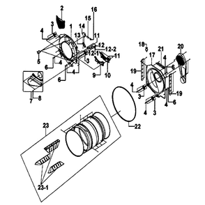 Part Location Diagram of W11233072 Samsung Range Screw
