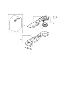 Duct Scroll Diagram and Parts List for WF461ABW XAA Samsung Washer