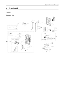 Part Location Diagram of DA92-01139D Samsung Assy pcb main
