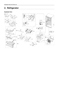 Part Location Diagram of DA63-04274C Samsung Cover motor-front