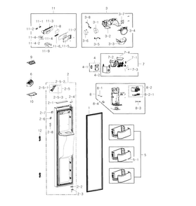 Part Location Diagram of DA62-01368F Samsung Water Line Pipe