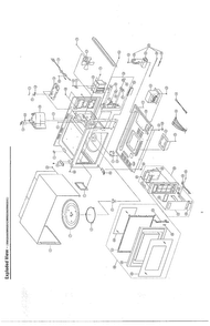Exploded View/main Parts Diagram and Parts List for MW6350W XAA Samsung Microwave