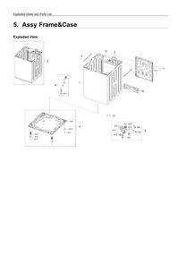 Part Location Diagram of DC65-00027D Samsung Clamper hose