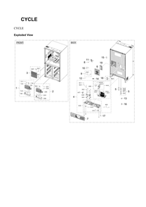 Cycle Parts Diagram and Parts List for RF29A967512 AA-00 Samsung Refrigerator