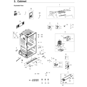 Part Location Diagram of NC1MV72ASR/SM3 Samsung Compressor
