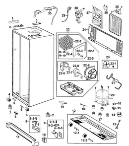 Part Location Diagram of DA97-06085B Samsung Suction Pipe Assembly