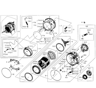 Part Location Diagram of DC67-00351C Samsung Air hose