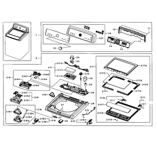 Part Location Diagram of DC92-00618F Samsung Main PCB Assembly