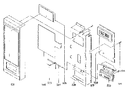 Control Diagram and Parts List for 4018822980  Kenmore Microwave
