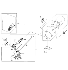 Heater Assy Diagram and Parts List for DV456GWHDWR AA-0001 Samsung Dryer
