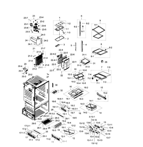 Frdige Diagram and Parts List for RF28HDEDBSR AA-0003 Samsung Refrigerator