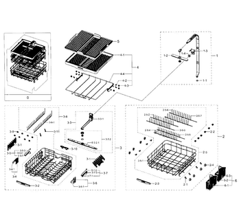 Part Location Diagram of DD61-00499A Samsung Bracket Basket Middle (Left)