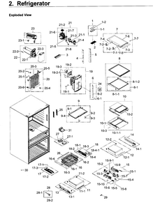 Part Location Diagram of DA97-13850D Samsung Water Filter Case Assembly