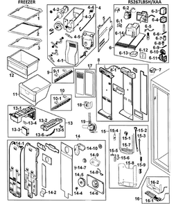 Part Location Diagram of DA61-05836B Samsung PLATE-DRAIN EVAP FRE;HAE