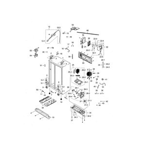 Part Location Diagram of DA61-00415D Samsung Circuit Motor Support