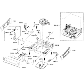 Base Assembly Diagram and Parts List for DMR77LHS XAA-00 Samsung Dishwasher