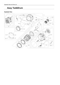 Part Location Diagram of DC93-00168F Samsung Assy dd bldc motor