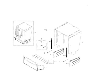 Part Location Diagram of DD81-01499A Samsung Absorber Top