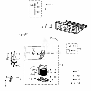 Cycle Diagram and Parts List for RF28K9070SG (AA)(0005) Samsung Refrigerator