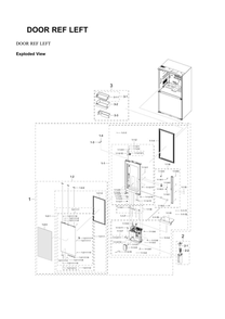 Part Location Diagram of DA97-20029F Samsung Assy panel